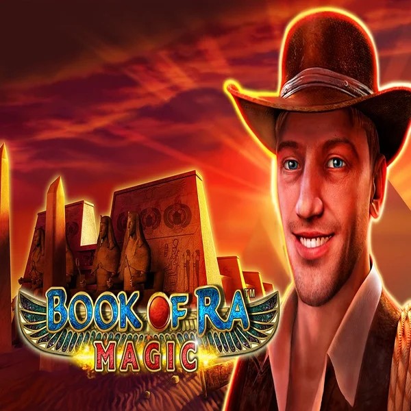 Book of Ra Magic slot icon by Greentube, available at Wolf Casino