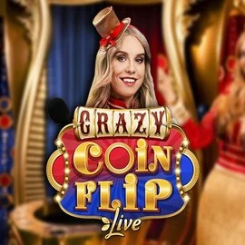 Crazy Coin Flip logo by Evolution Wolf Casino