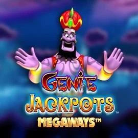 Genie Jackpots Megaways game by Blueprint Gaming – logo hosted on Wolf Casino
