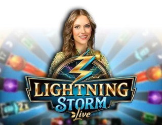 Lightning Storm game by Evolution – logo hosted on Wolf Casino