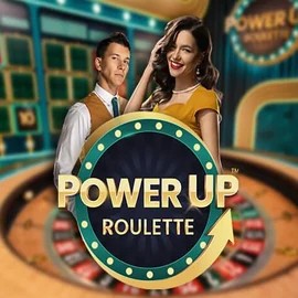 PowerUP Roulette slot visual from Pragmatic Play available on wolfcasino.gr