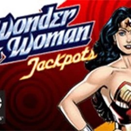 Wonder Woman Jackpots logo by Amaya Wolf Casino
